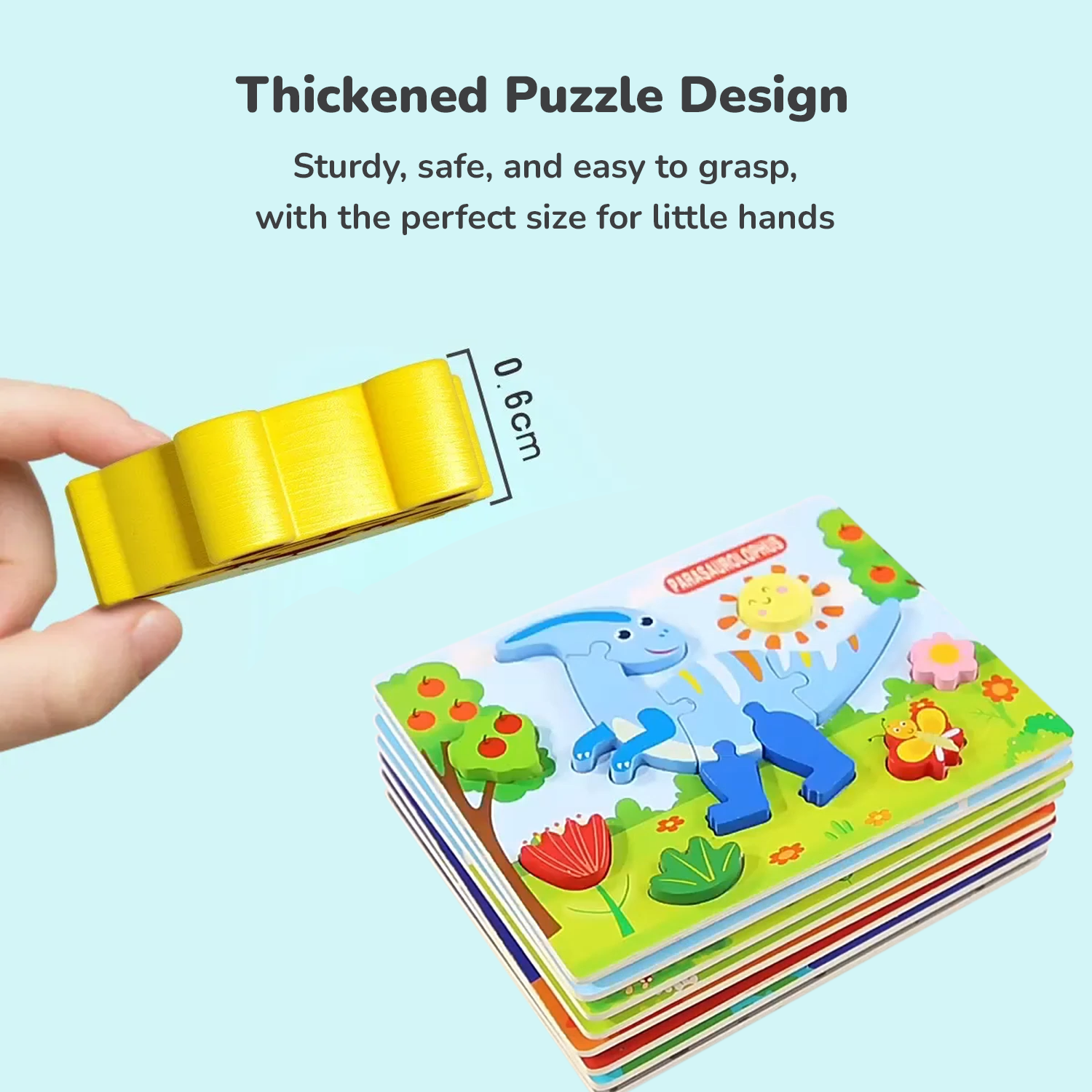 Chunky pieces for little hands
