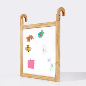 Wooden Frame Magnetic Whiteboard - The Little Bunny Australia