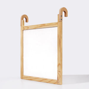 Wooden Frame Magnetic Whiteboard - The Little Bunny Australia