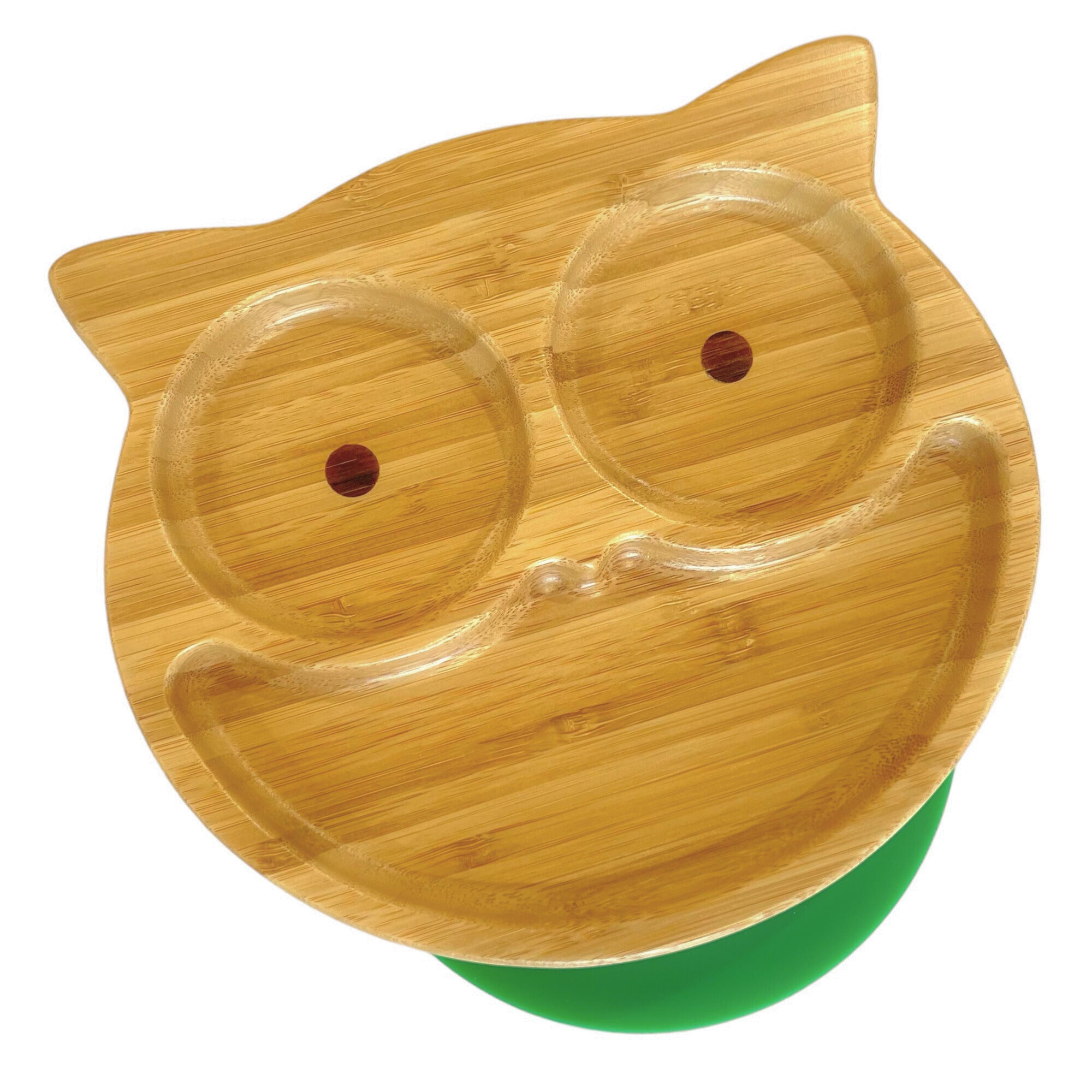 Bamboo Baby Owl Suction Plate - The Little Bunny Australia