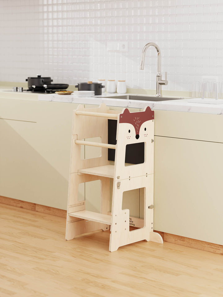 Montessori Convertible Learning Tower Fox The Little Bunny Australia