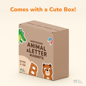 Eco-friendly Montessori Magnetic Animal Alphabet Letters A-Z for Kids - The Little Bunny Australia