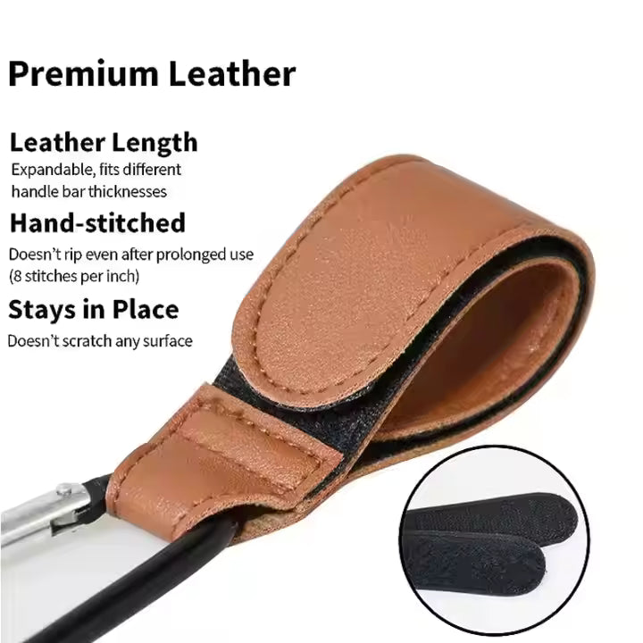 Personalised Pram Hook | Leather Stroller Clip for New Mum Baby Shower Gift - The Little Bunny Australia
