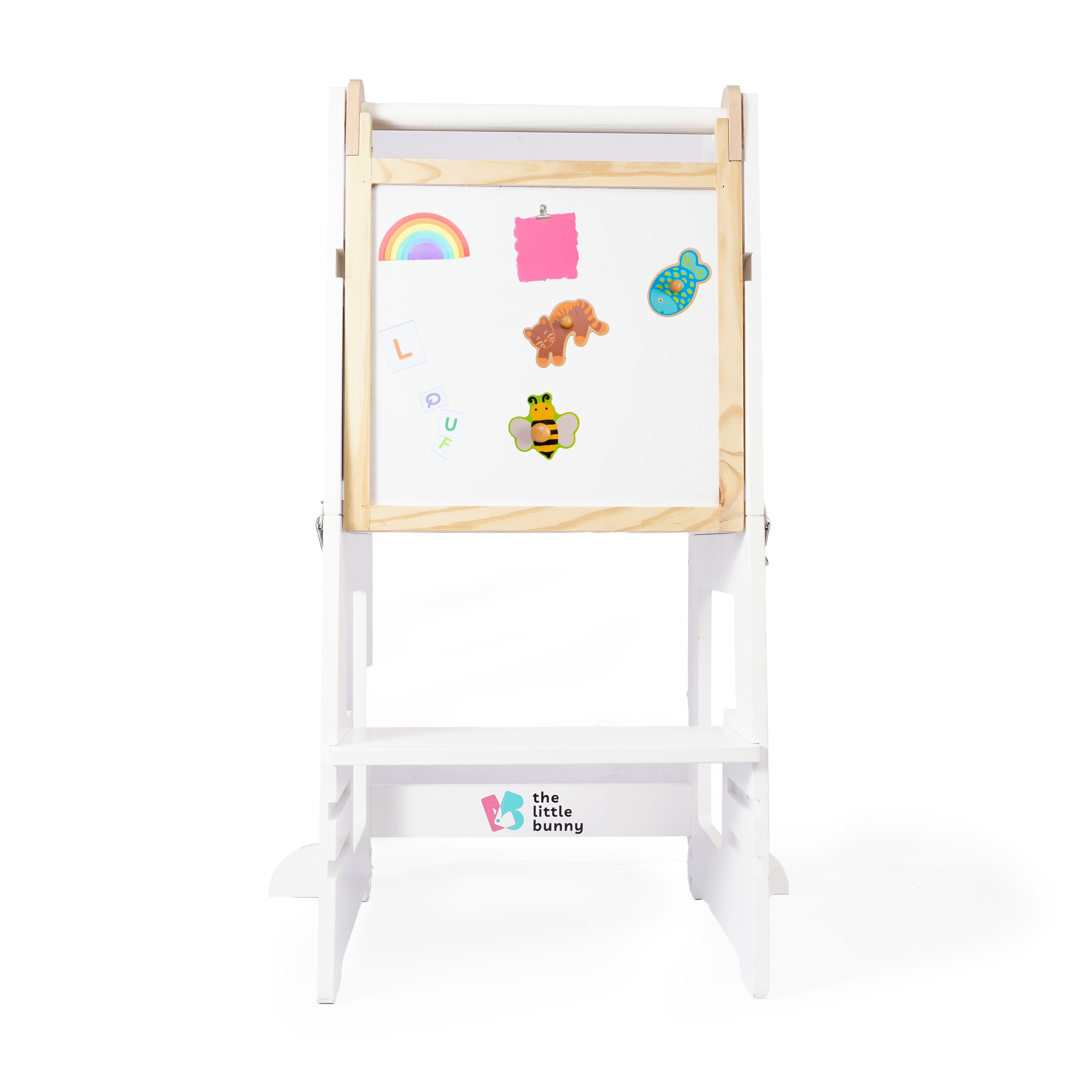 Wooden Frame Magnetic Whiteboard - The Little Bunny Australia
