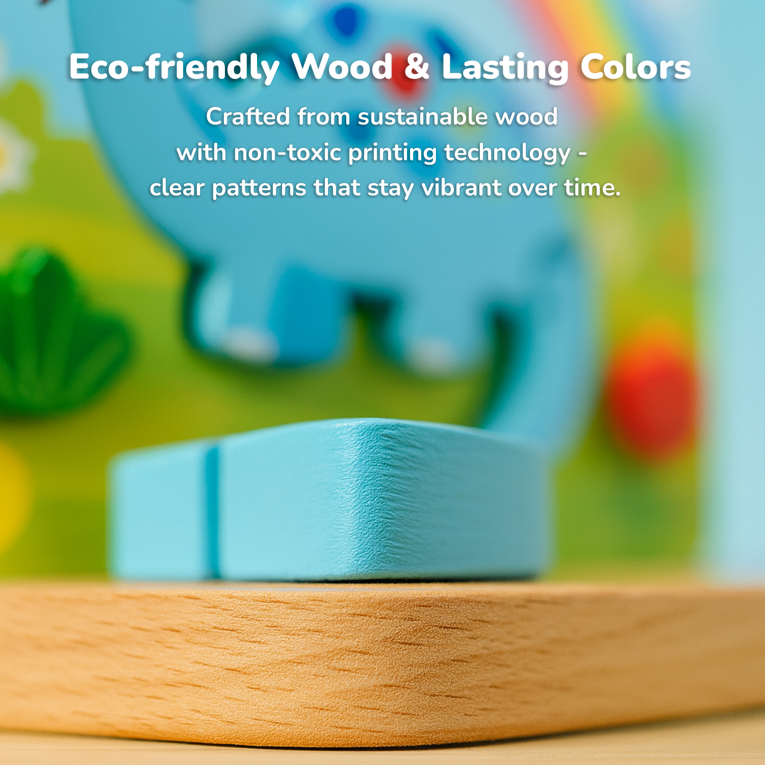 Smooth wood, lasting colour