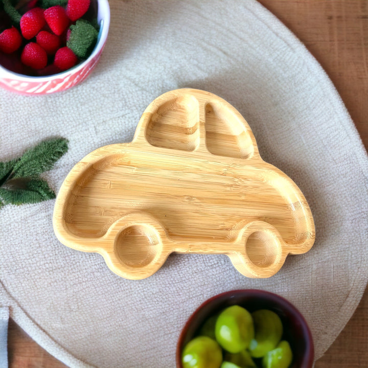 Bamboo Little Car Suction Base - The Little Bunny Australia