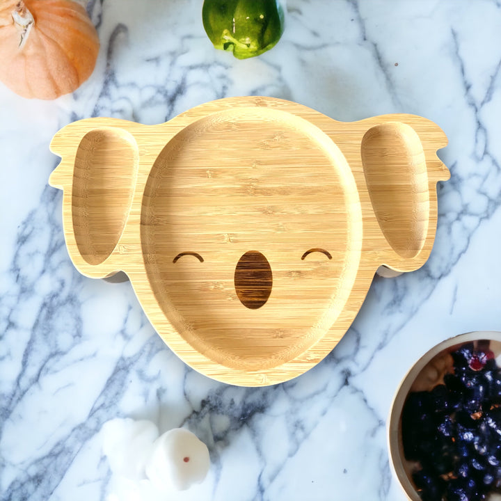 Bamboo Little Koala Suction Plate - The Little Bunny Australia