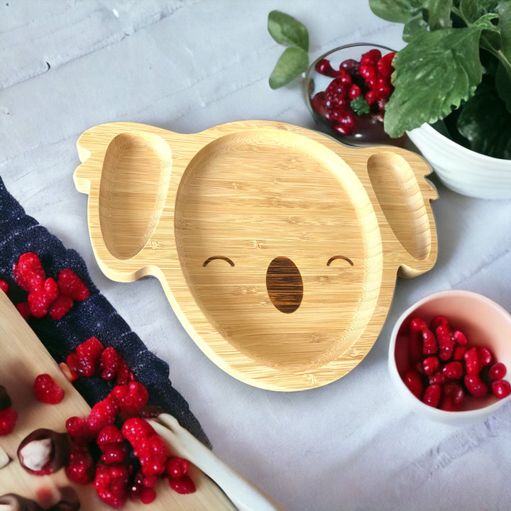 Bamboo Little Koala Suction Plate - The Little Bunny Australia