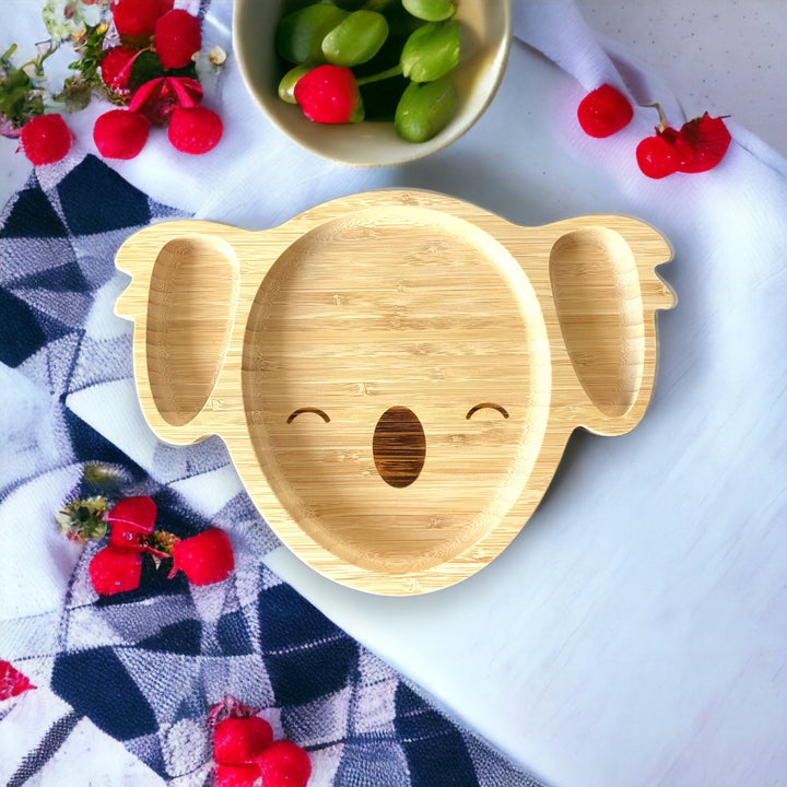 Bamboo Little Koala Suction Plate - The Little Bunny Australia