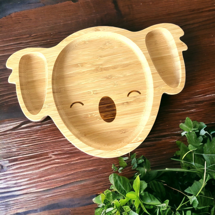 Bamboo Little Koala Suction Plate - The Little Bunny Australia