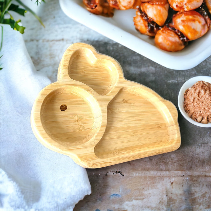 Bamboo Little Bunny Plate - The Little Bunny Australia