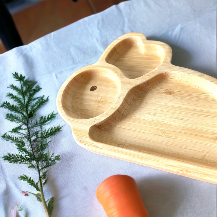 Bamboo Little Bunny Plate - The Little Bunny Australia