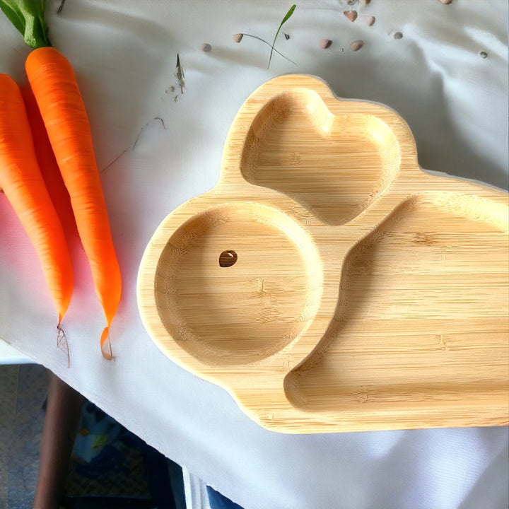 Bamboo Little Bunny Plate - The Little Bunny Australia