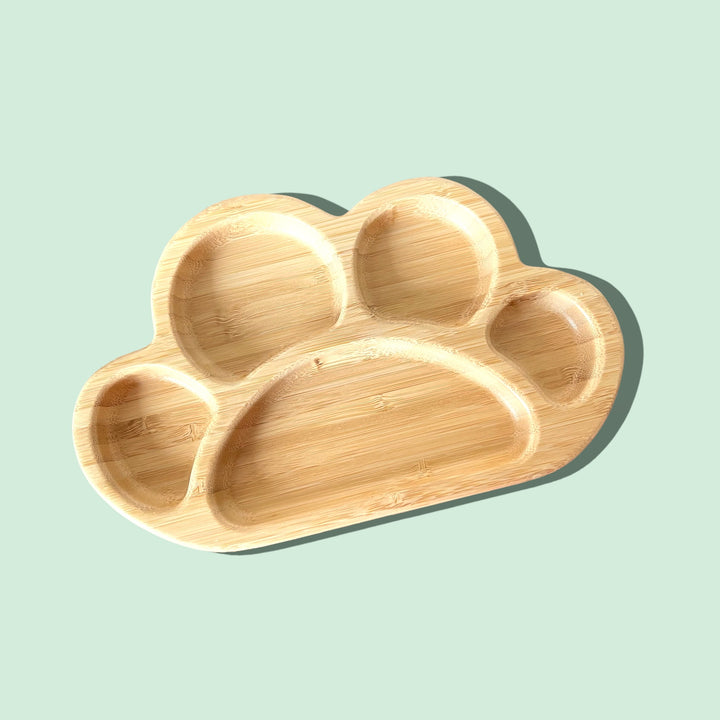 Bamboo Cute Paw Plate - The Little Bunny Australia