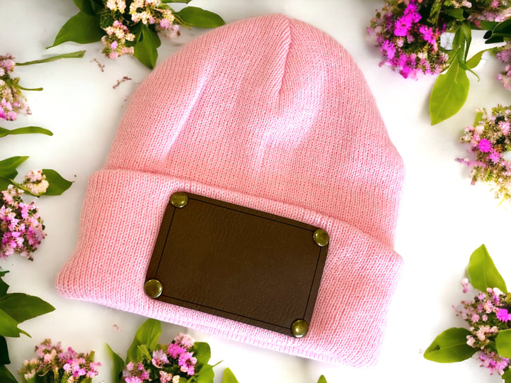Personalised Baby Beanie with Name, Newborn to Toddler Winter Hat (2 Months – 2 Years) - The Little Bunny Australia