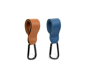 Personalised Pram Hook | Leather Stroller Clip for New Mum Baby Shower Gift - The Little Bunny Australia