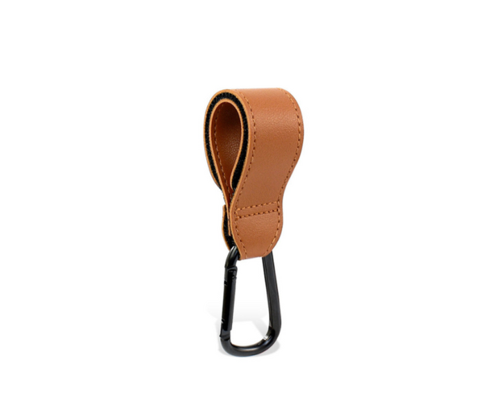 Personalised Pram Hook | Leather Stroller Clip for New Mum Baby Shower Gift - The Little Bunny Australia