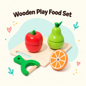 Wooden Play Food Set